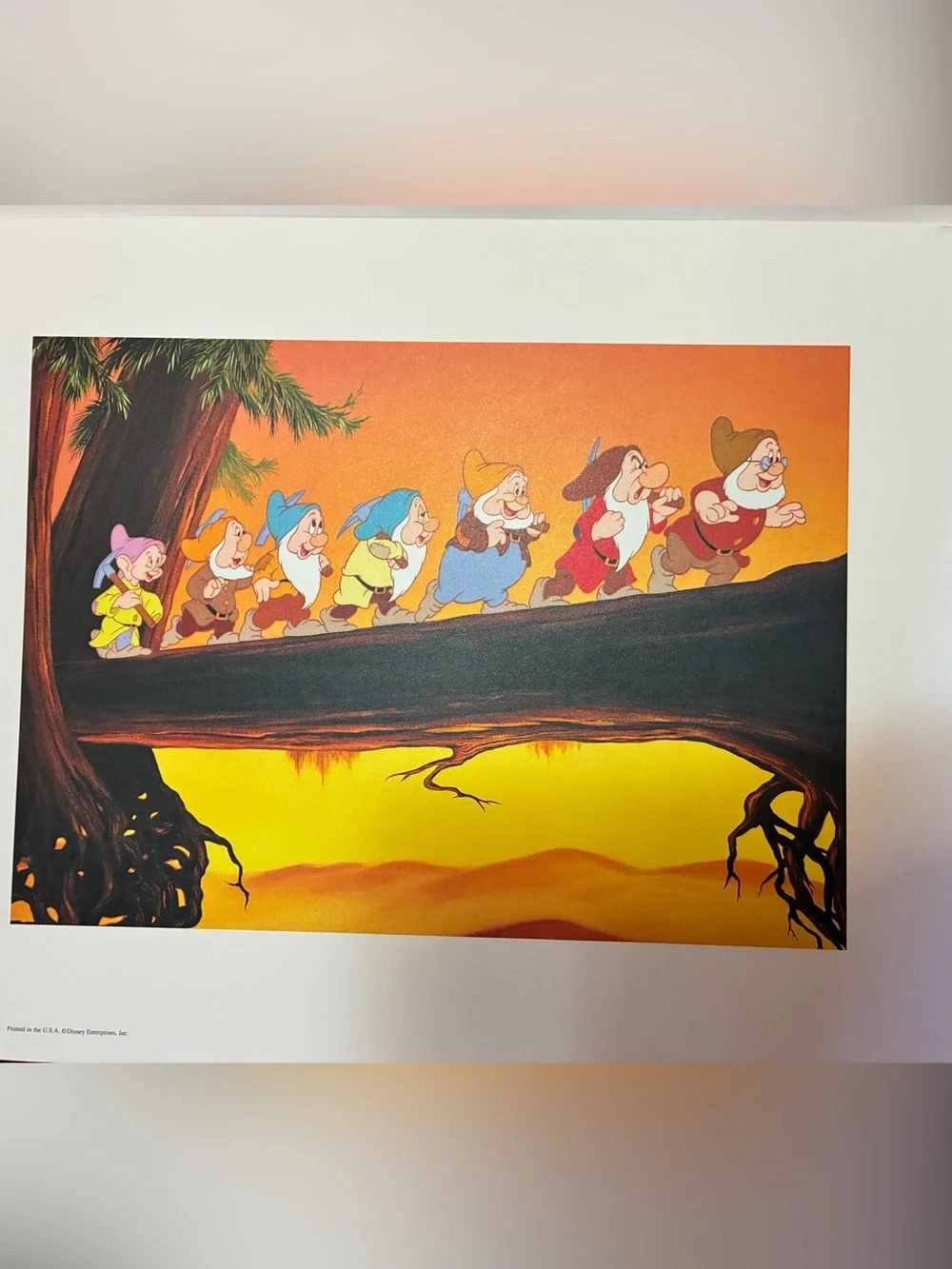 Disney Snow White and the Seven Dwarfs Lithograph Set 2001